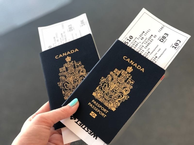 Pasaporte Canadá, Viajar a Canadá